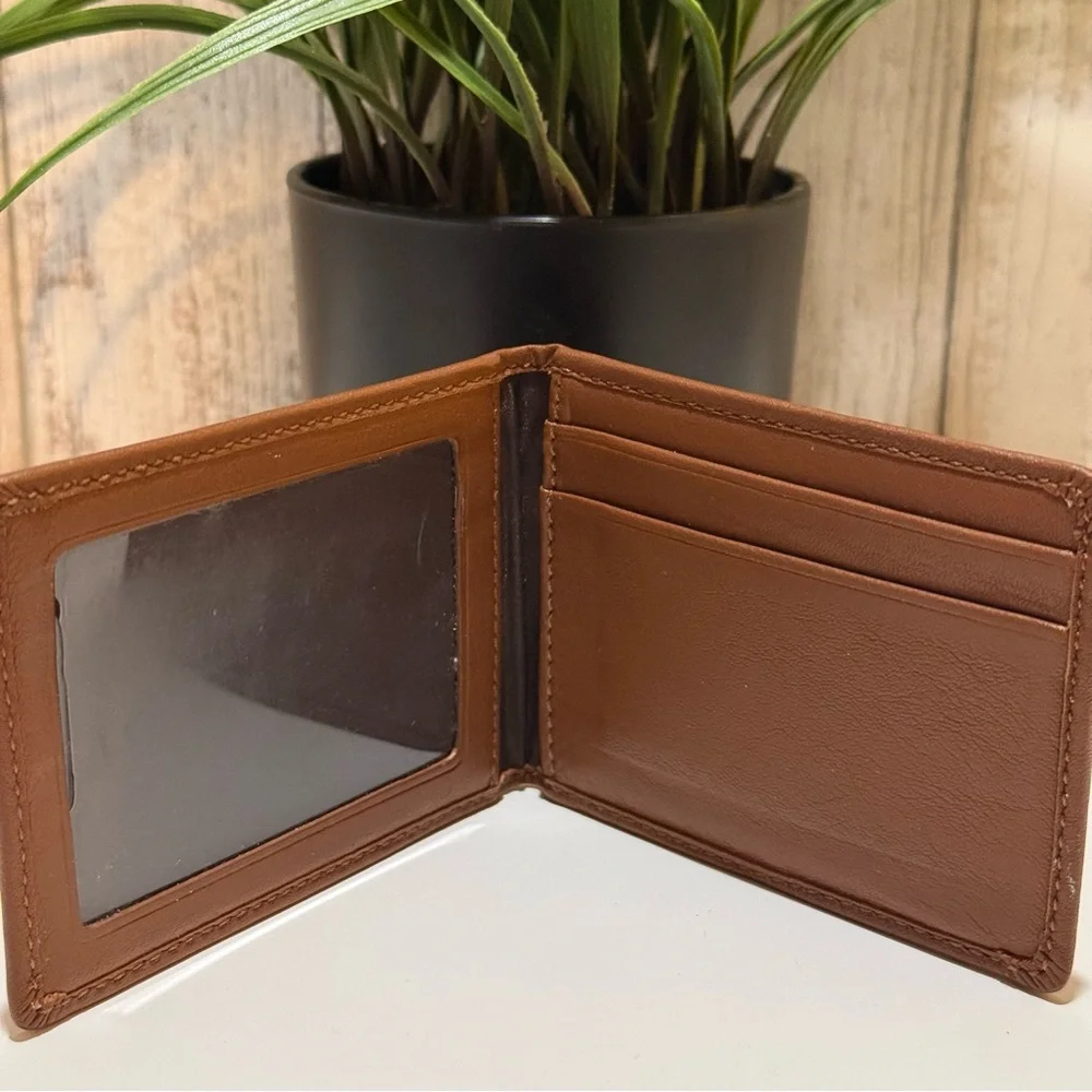 Coach Tan Leather Card Holder